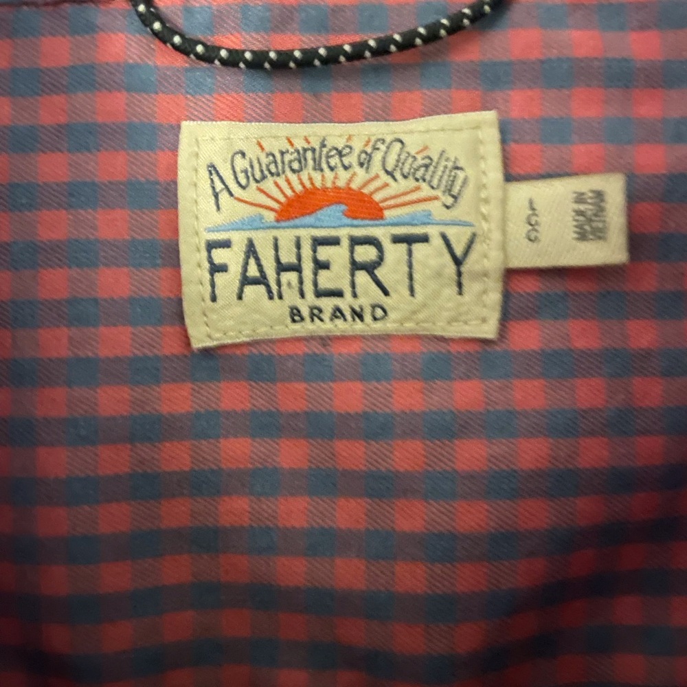 Like New Faherty Button Up - Picture 2 of 3